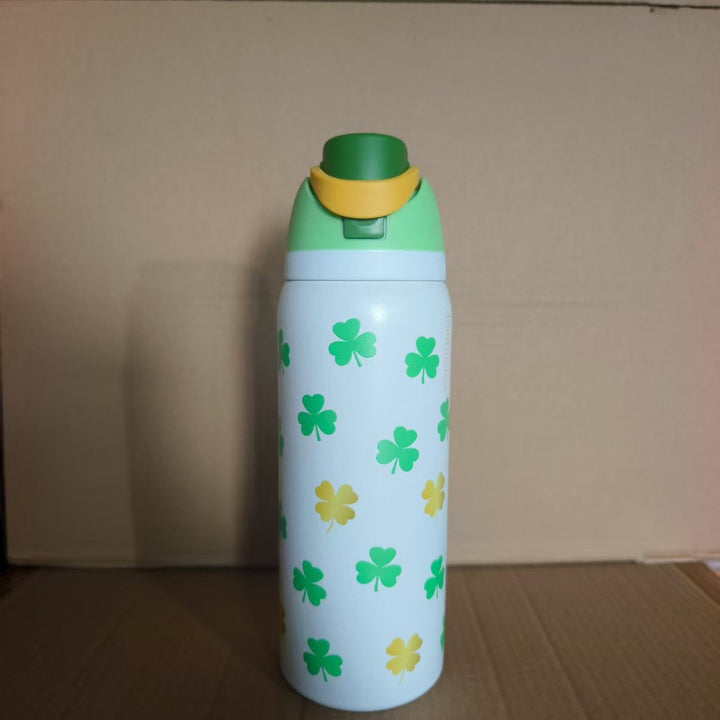 Insulated Stainless Steel Vacuum Water Bottle With One-Touch Flip Lid And Leakproof Safety Lock