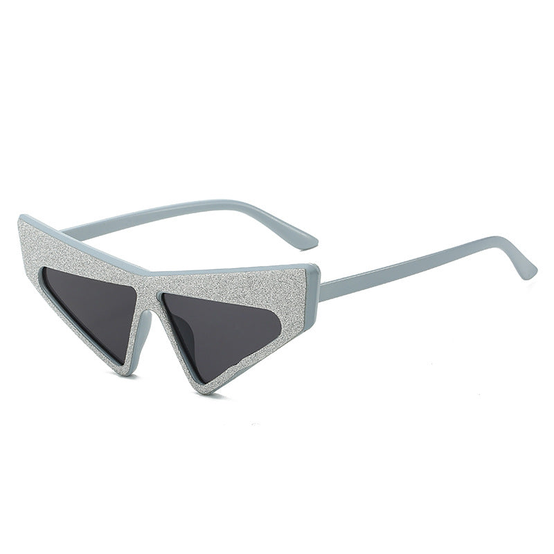 Women's futuristic sunglasses with glittering frame Kalsten