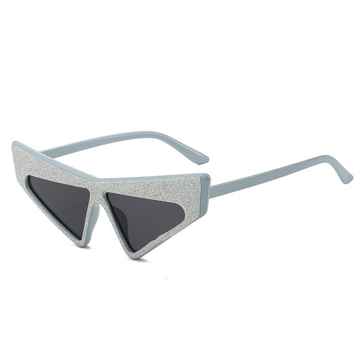 Women's futuristic sunglasses with glittering frame Kalsten