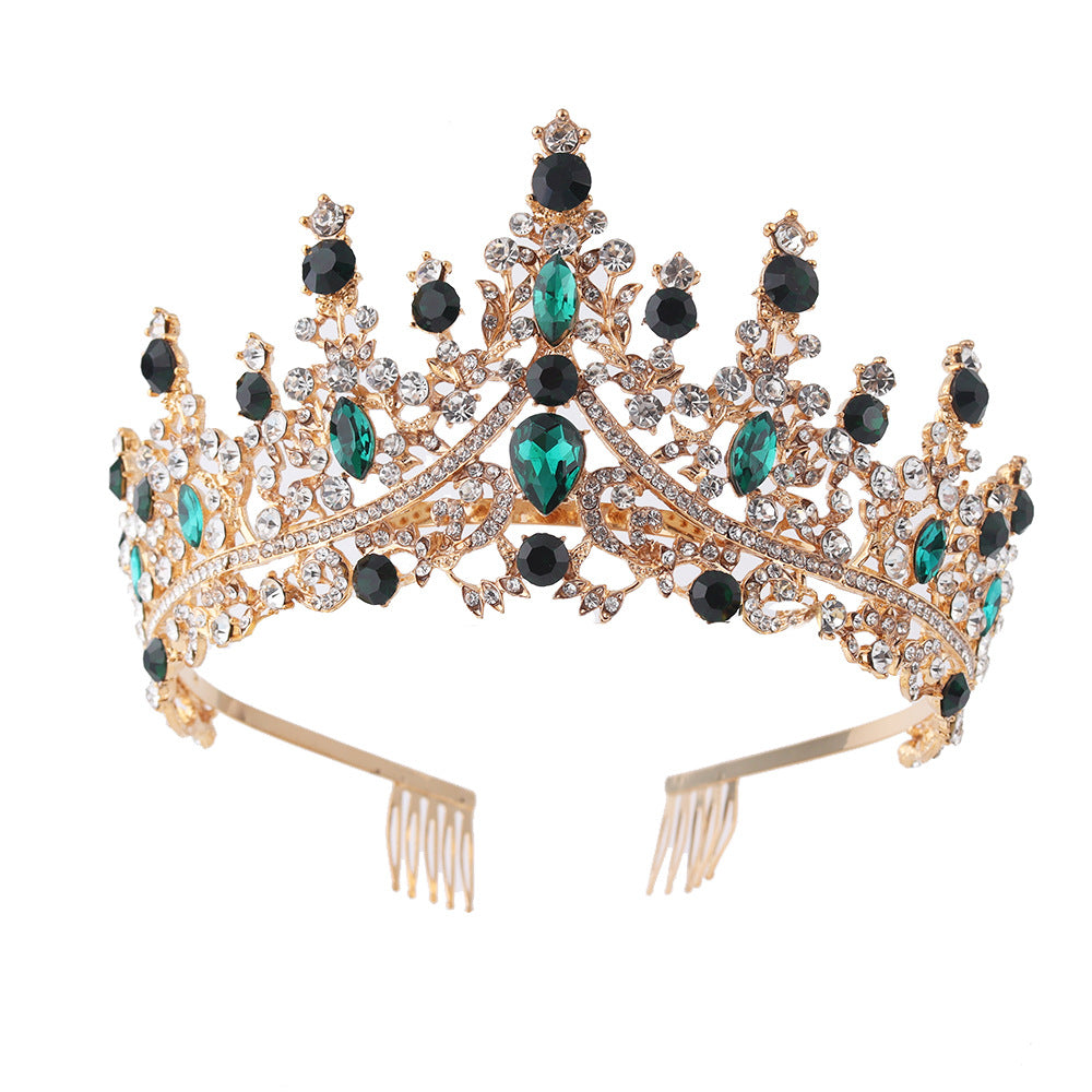Ladies Rhinestone Tiara with Sparkling Gemstones Kalsten