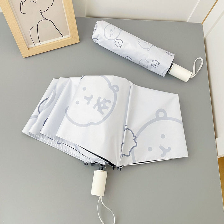 Women's Automatic Folding Umbrella with Playful Animal Design Kalsten