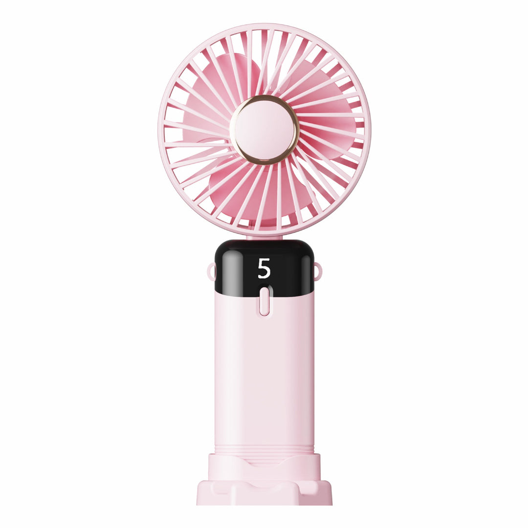 Unisex nan rechargeable portable handheld and desk fan with LED battery indicator Kalsten
