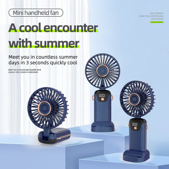 Unisex Portable Digital Handheld Mist Fan Kalsten