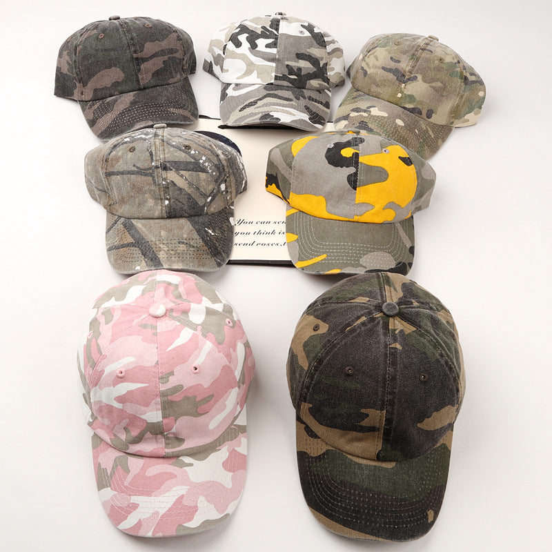 Unisex Camo Print Adjustable Baseball Cap Kalsten