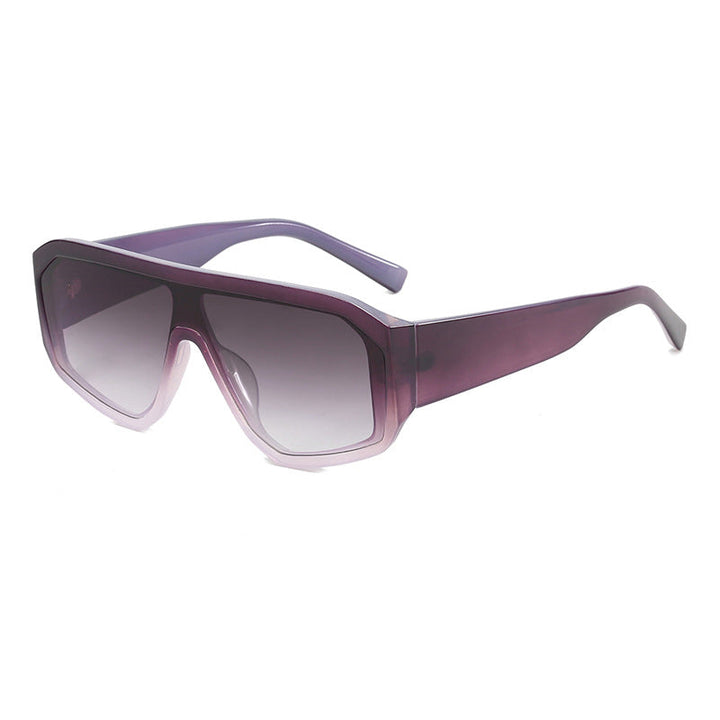 Women Fashionable Oversized Sunglasses in Futuristic Design Kalsten