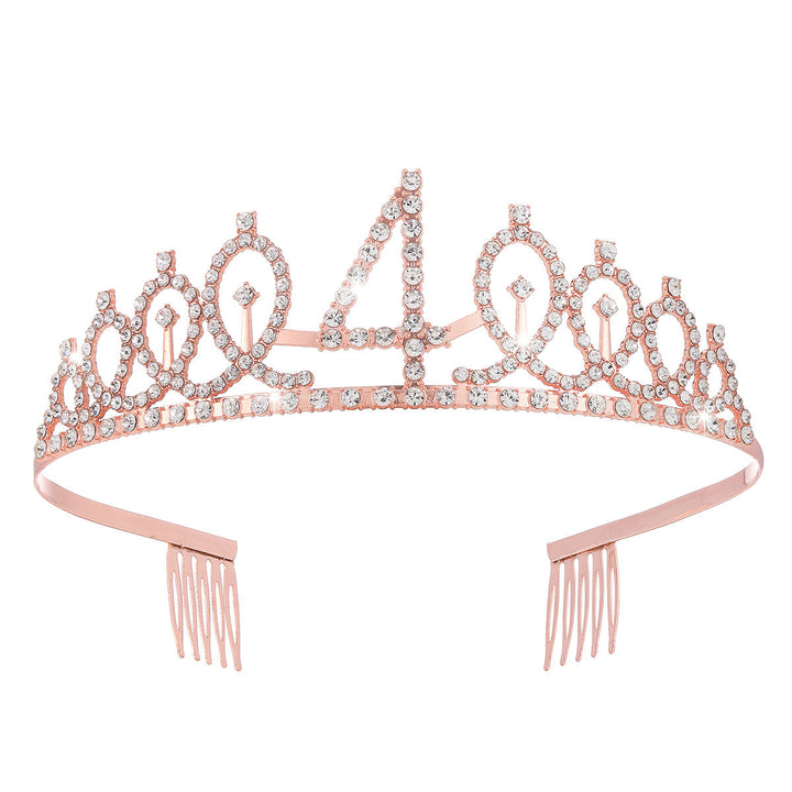 Women's Crystal-Embellished Tiara with Elegant Design Kalsten