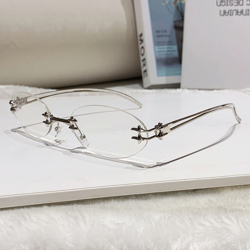Women's elegant metal glasses with filigree design Kalsten