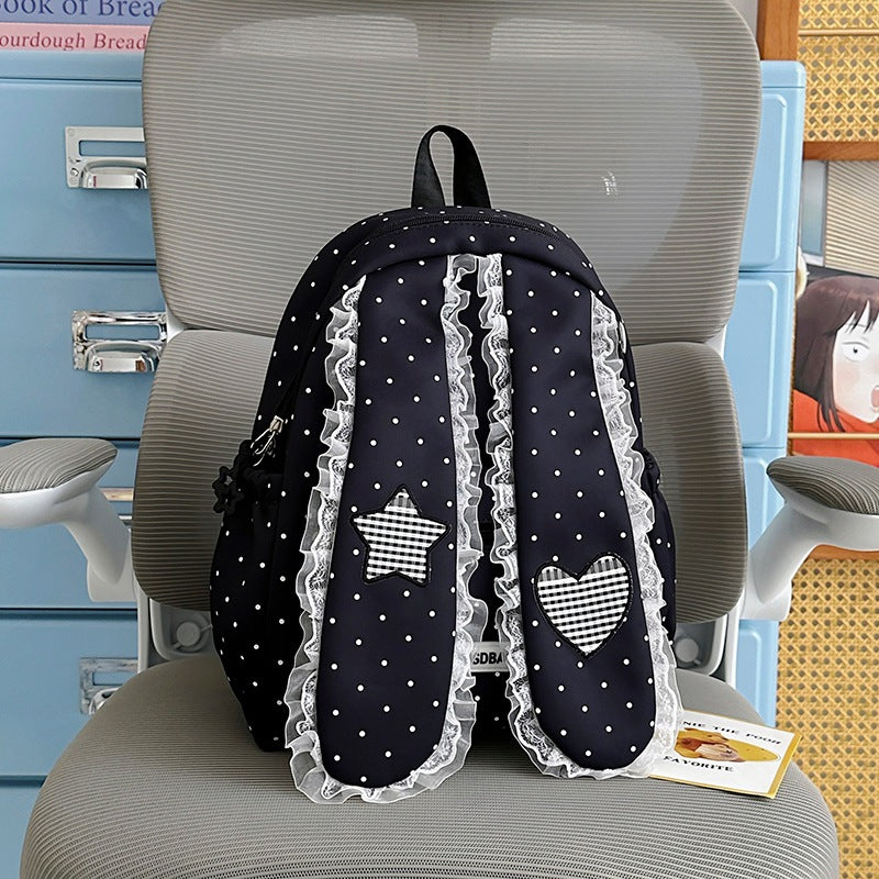 Bunny Ears Design Backpack Kalsten