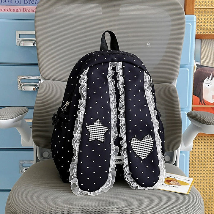 Bunny Ears Design Backpack Kalsten