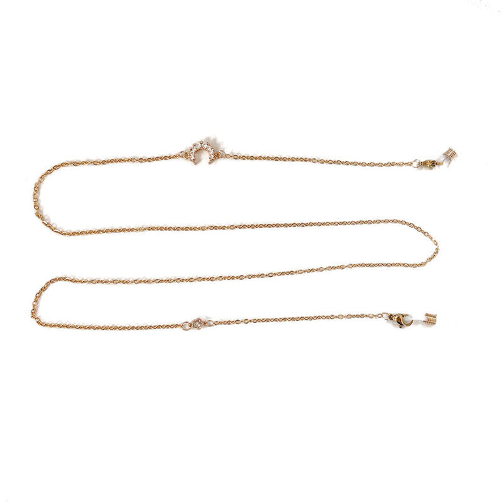 Fashionable jewelry necklace with sparkling crystals Kalsten