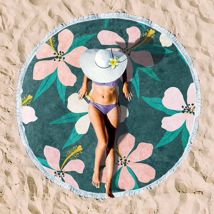 Rundstrand towel with unique sunset design Kalsten