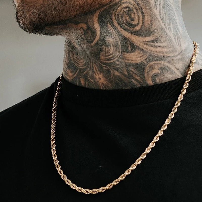 Twisted Rope Chain Necklace Kalsten