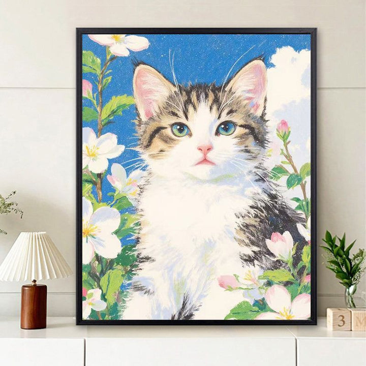 Cute Puppy Illustration Wall Art Kalsten