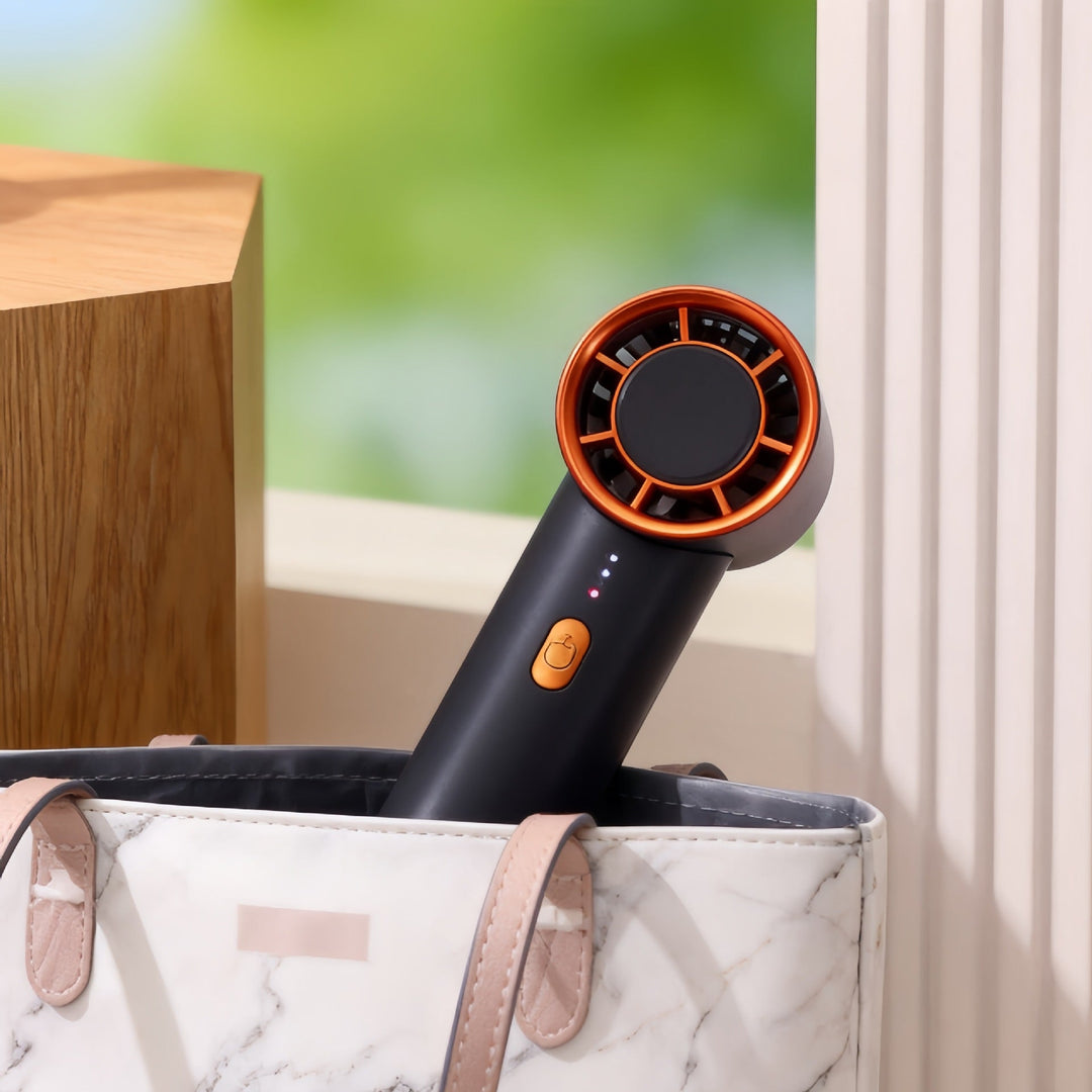 Women Portable Mini Hand Fan with USB Charging Function and Powerful Air Circulation Kalsten