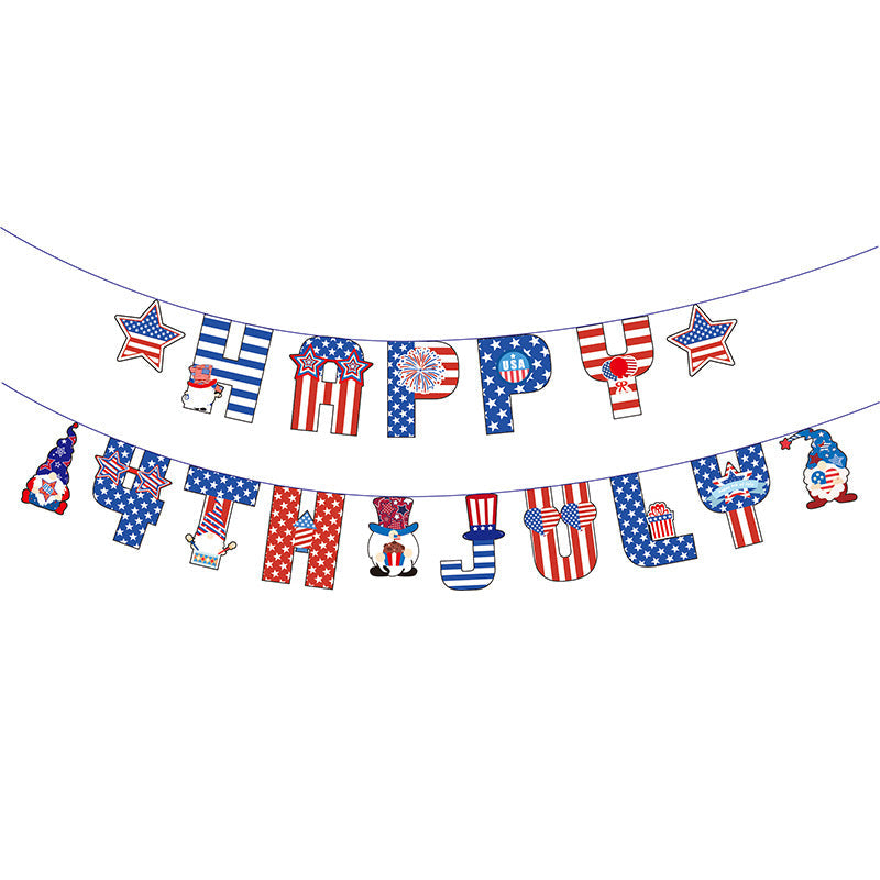 Unisex nan novelty patriotic party glasses assortment with themed foam toppers and mixed star and heart lens shapes Kalsten