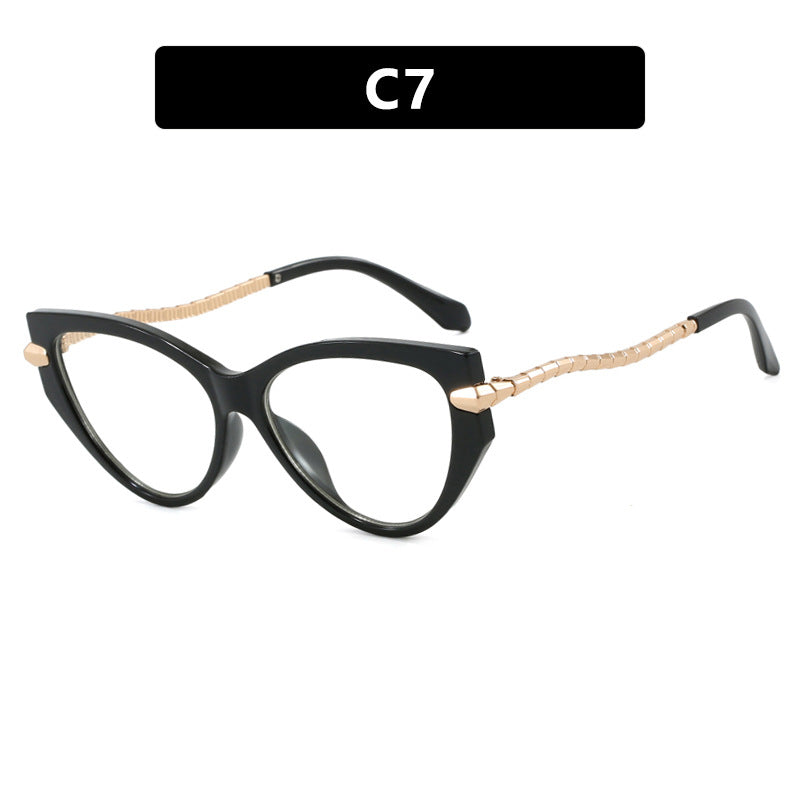 Ladies Cat-Eye Sunglasses with elegant metal frame and fashionable accents Kalsten