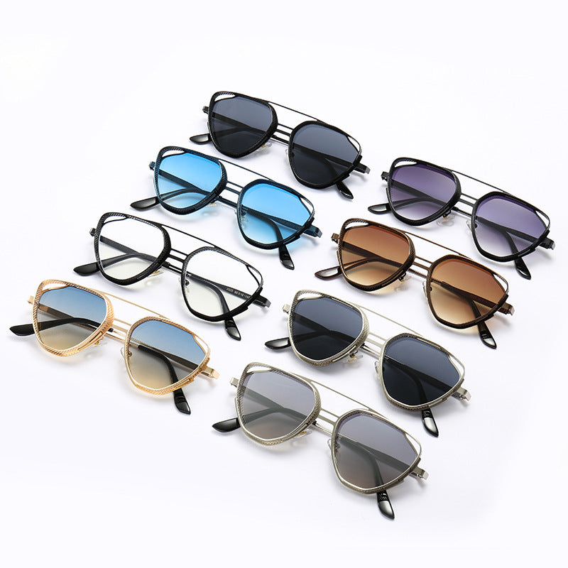 Ladies extravagant sunglasses in modern polygon design Kalsten