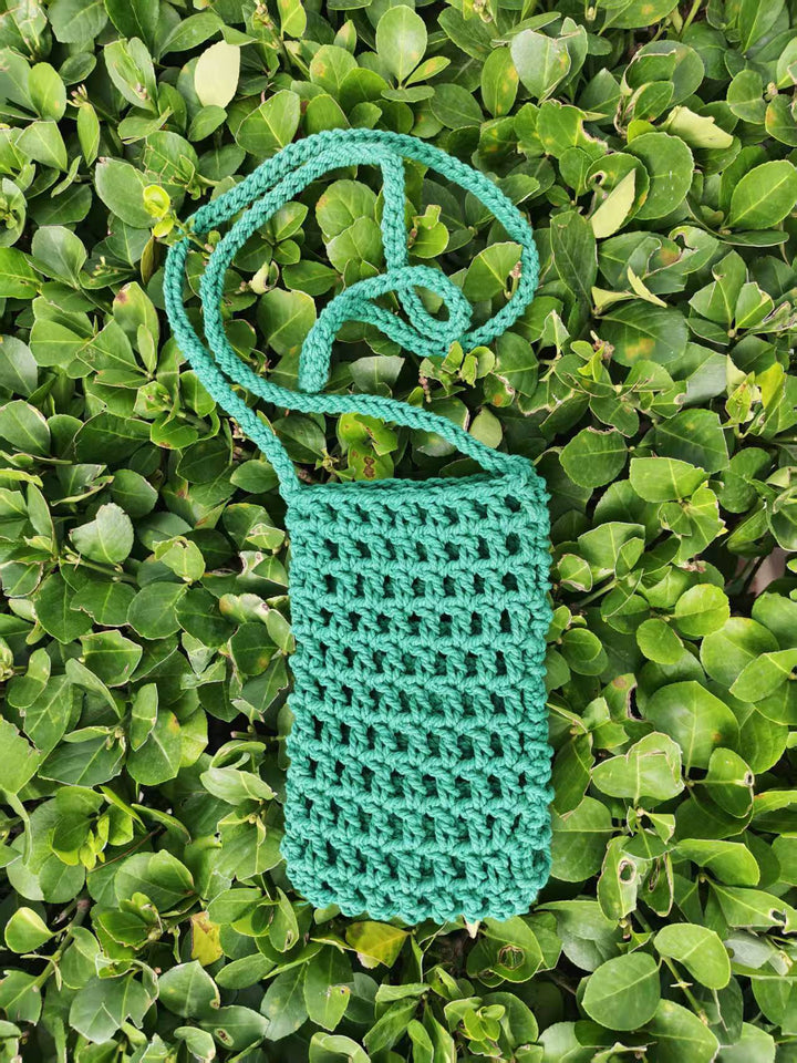 Hand-knotted shoulder bag Kalsten