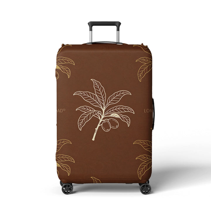 Women’s suitcase cover with floral lavender pattern Kalsten