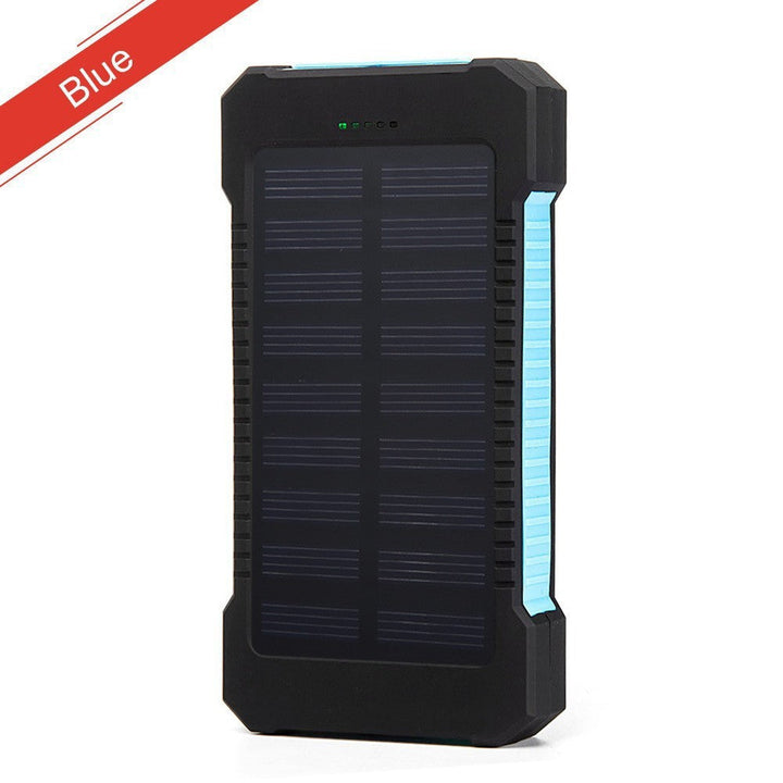 Solar-powered power bank with integrated compass and carabiner hook Kalsten