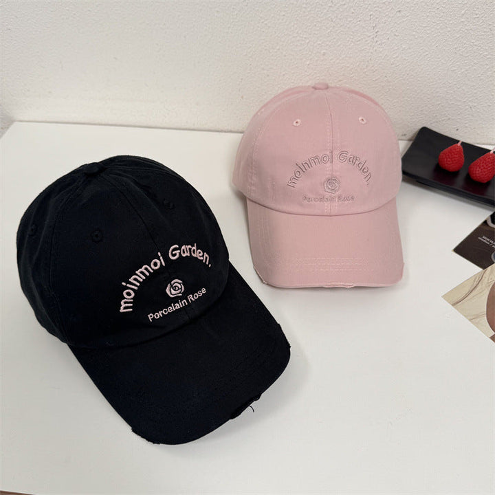 Women's Embroidered Casual Sun Protection Cap Kalsten