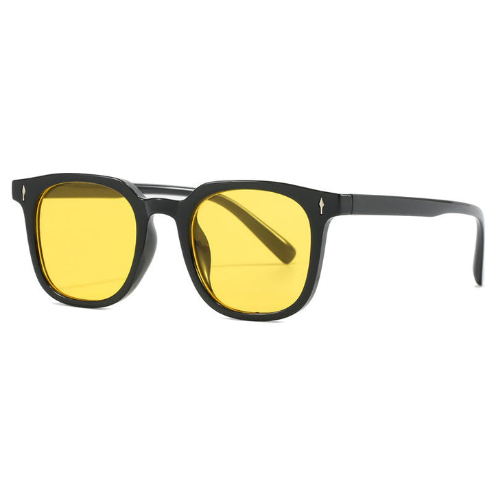 Women's fashionable square sunglasses with durable plastic frame Kalsten