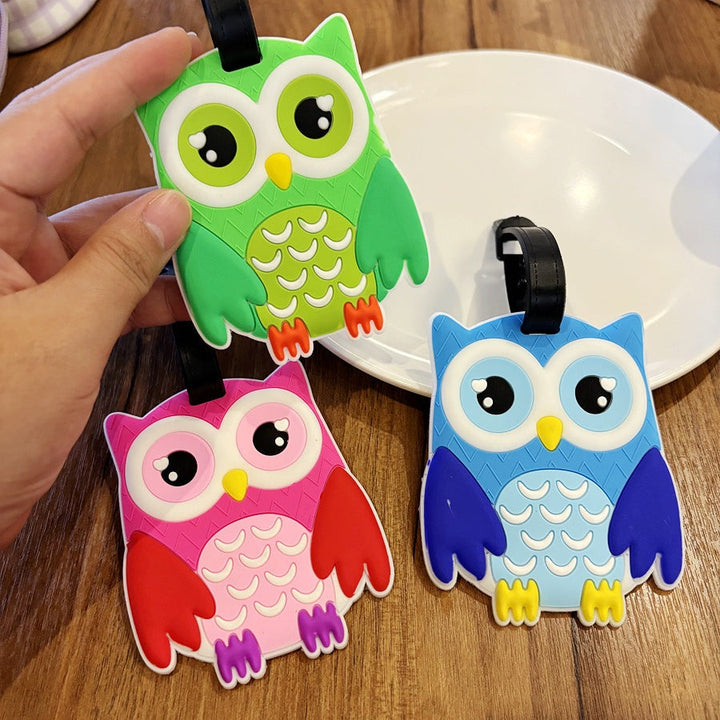 Owl-Shaped Travel Luggage Tag Kalsten