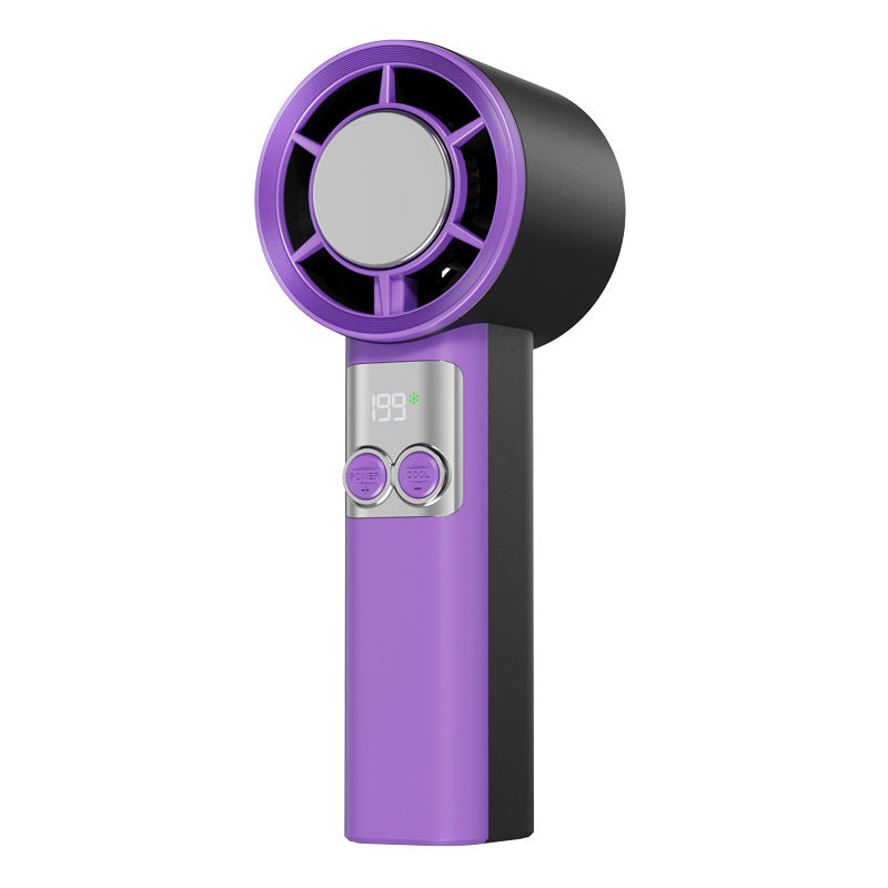 Women Portable Handheld Air Cooler with Temperature Display Kalsten