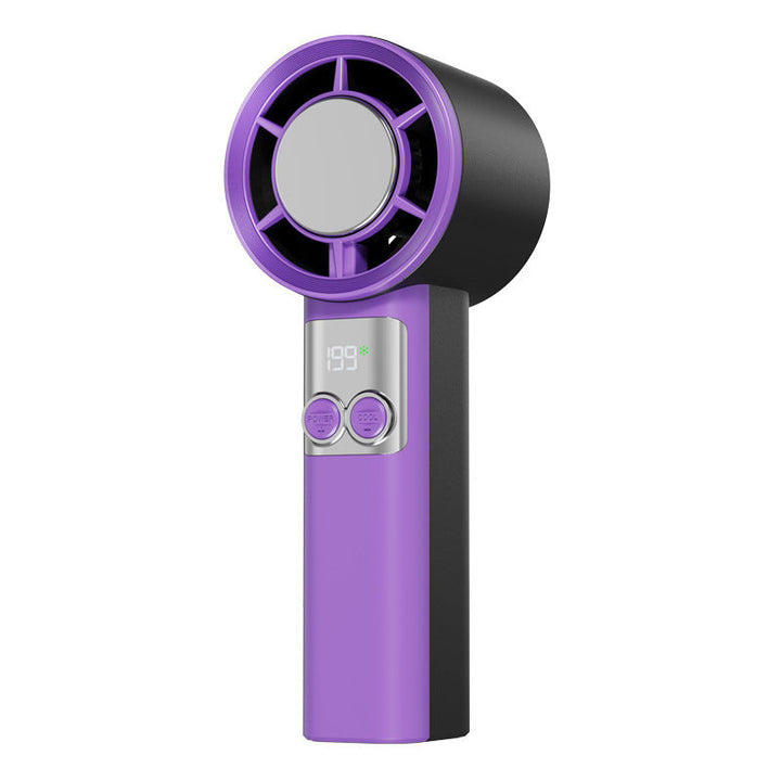 Women Portable Handheld Air Cooler with Temperature Display Kalsten