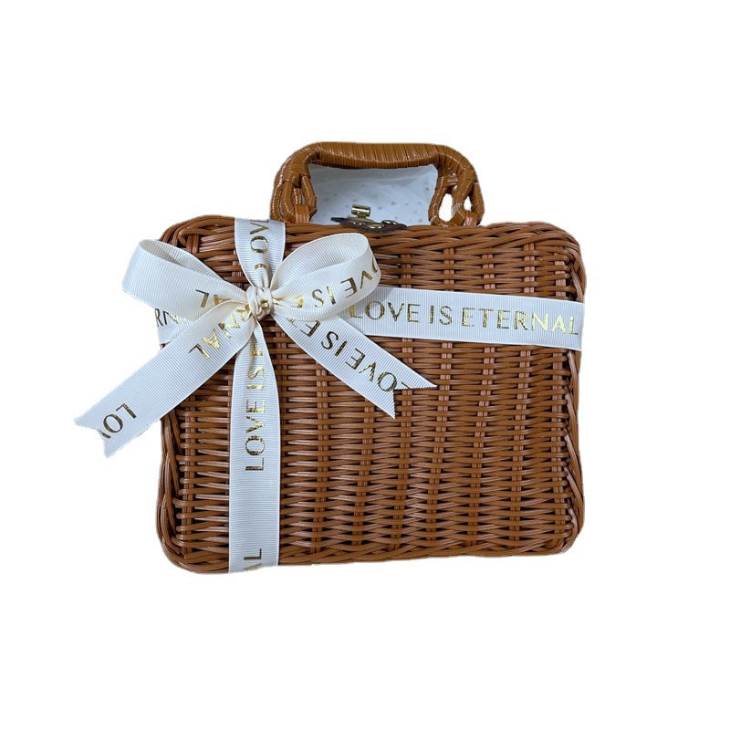 Women classic rattan handbag Kalsten