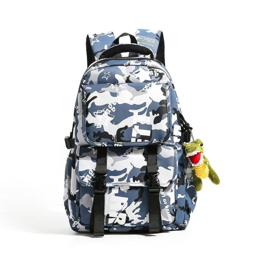 Versatile Camo Patterned Backpack Kalsten
