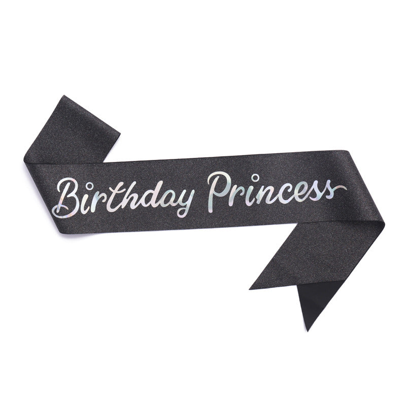 Women's Glittering Birthday Sash Kalsten