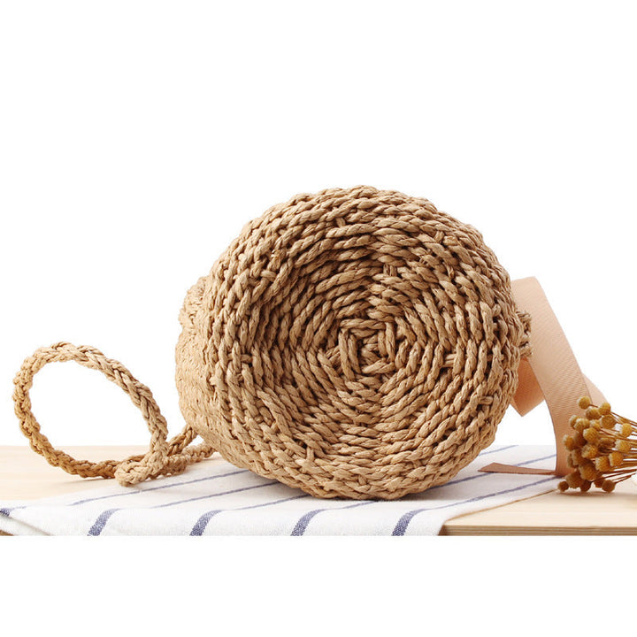 Charming Handbag Made of Woven Natural Material Kalsten