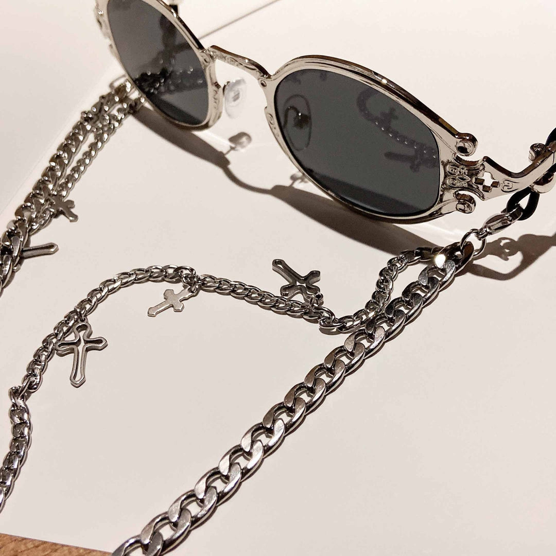 Fashionable jewelry holder chain with cross pendants Kalsten