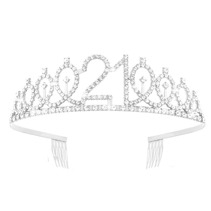 Women's Crystal-Embellished Tiara with Elegant Design Kalsten