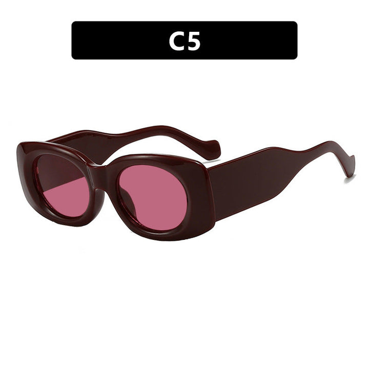 Ladies futuristic sunglasses in elegant square design Kalsten
