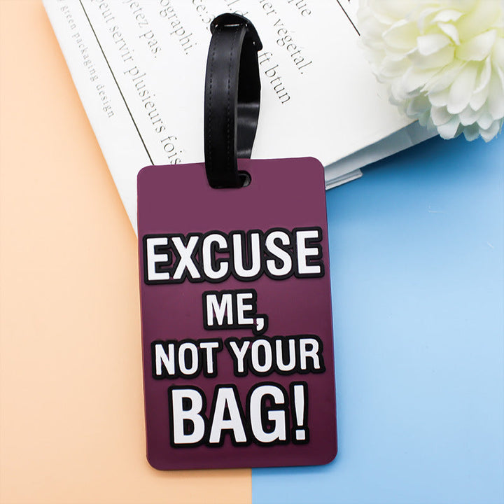 Unisex Luggage Tag with Funny Saying Kalsten