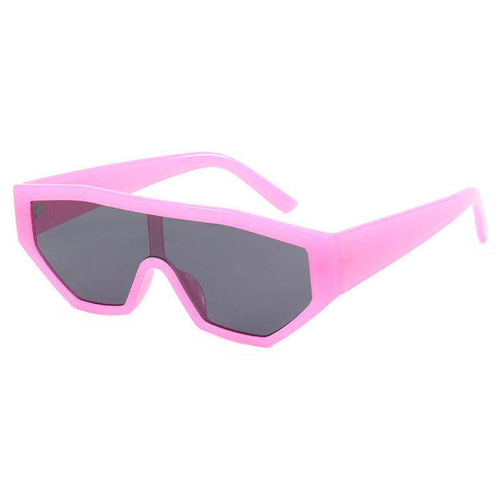 Ladies fashionable sunglasses in animal fur look Kalsten