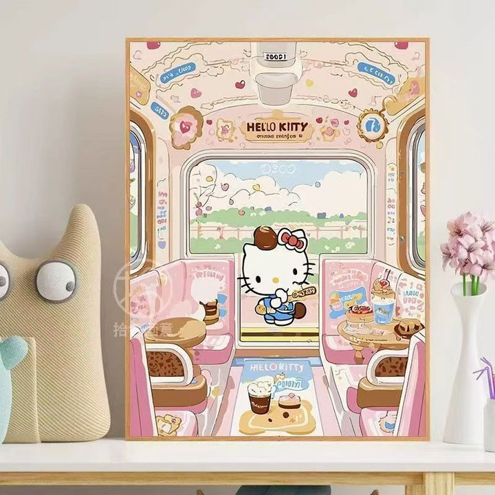 Hello Kitty-Themed Whimsical Wall Art Kalsten