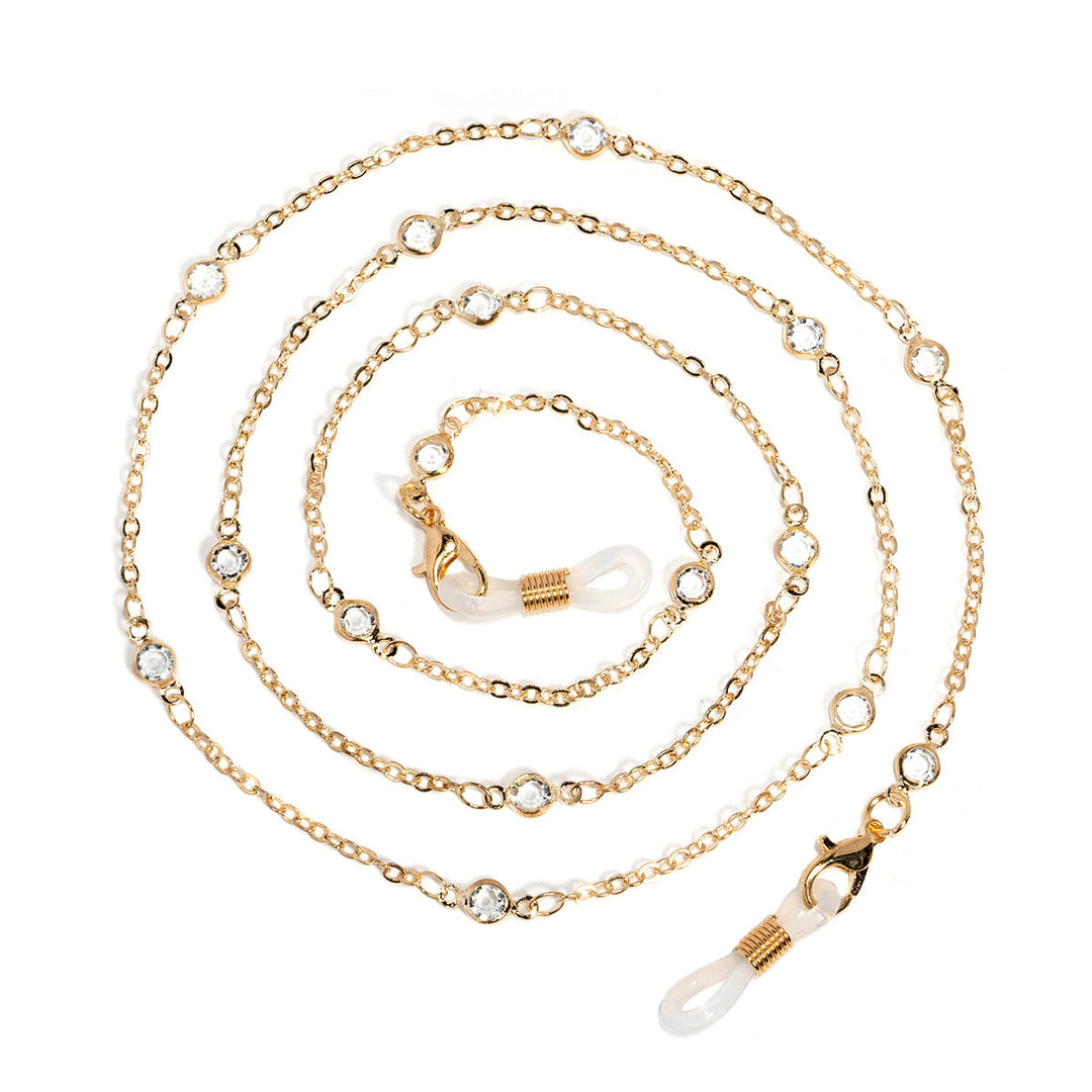 Elegant Rhinestone Glasses Chain kalsten