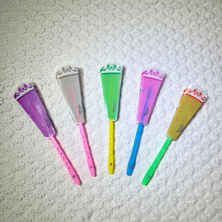 Ladies Colored Hand Fans in Cute Design Kalsten