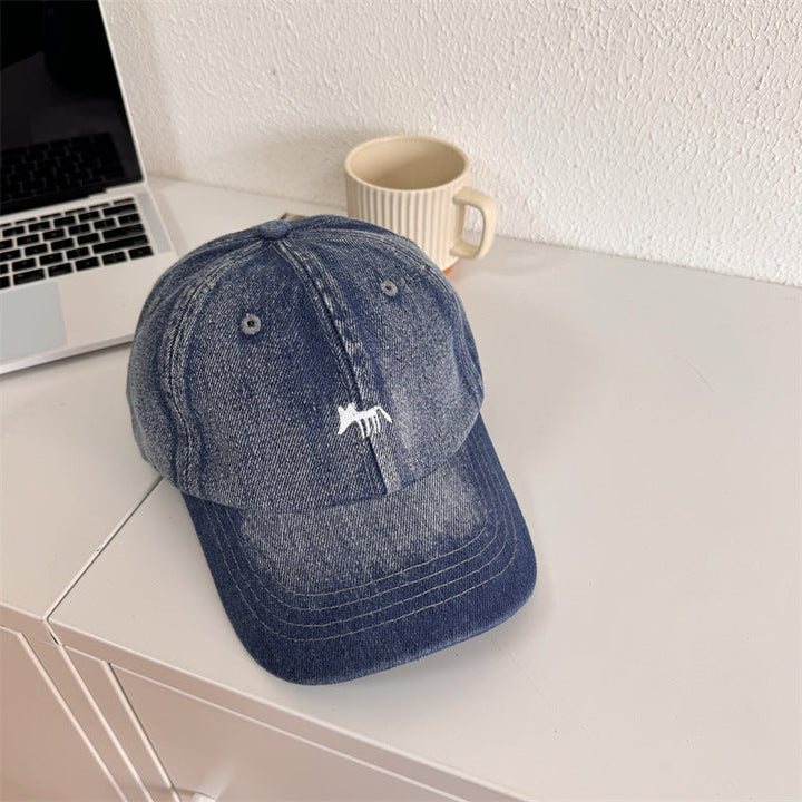 Men's Casual Graphic Denim Baseball Cap Kalsten