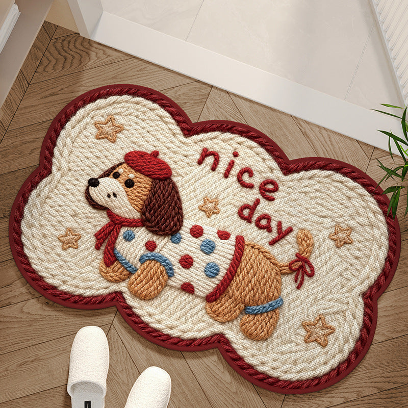 Cute Cat-Themed Decorative Bath Mat Acalora