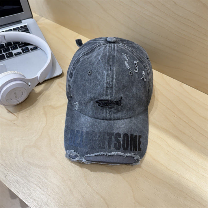 Men's Distressed Casual Cotton Cap Kalsten