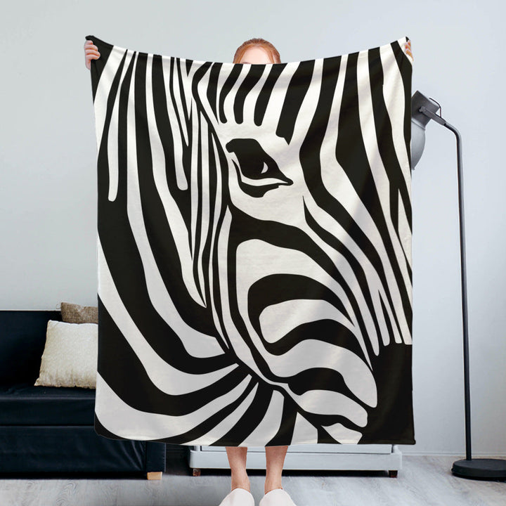 Stylish Zebra Print Blanket Kalsten