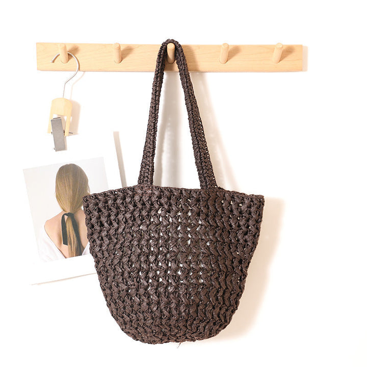 Hand-knotted cotton tote bag Kalsten