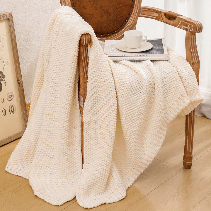 Ladies cozy knit blanket Kalsten