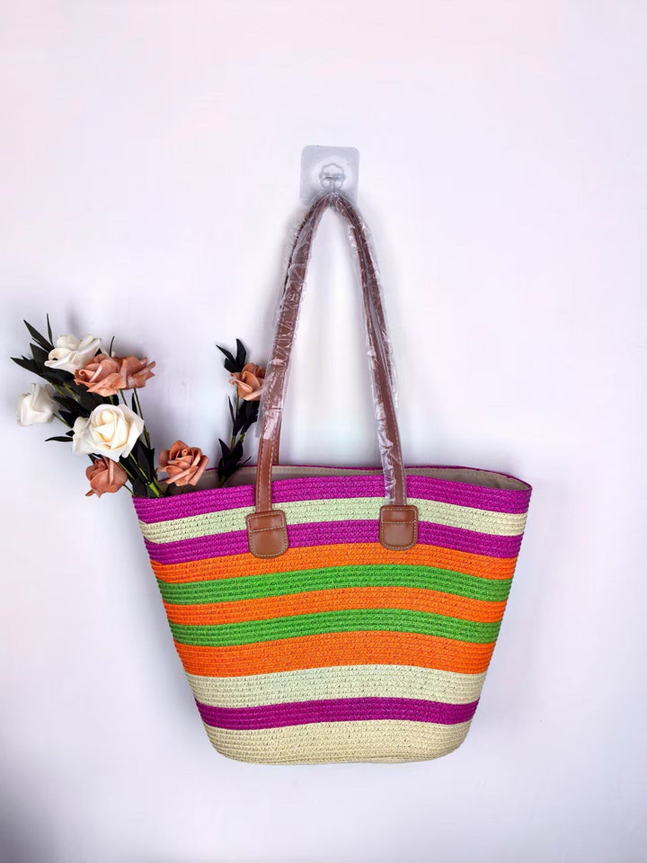 Summery beach bag and sun hat Kalsten