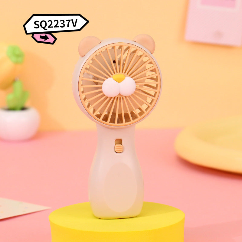 Women's portable hand fan in playful frog design Kalsten