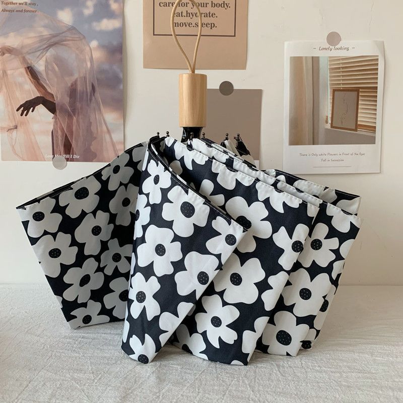 Women's Foldable Umbrella with Durable Fabric Surface Kalsten